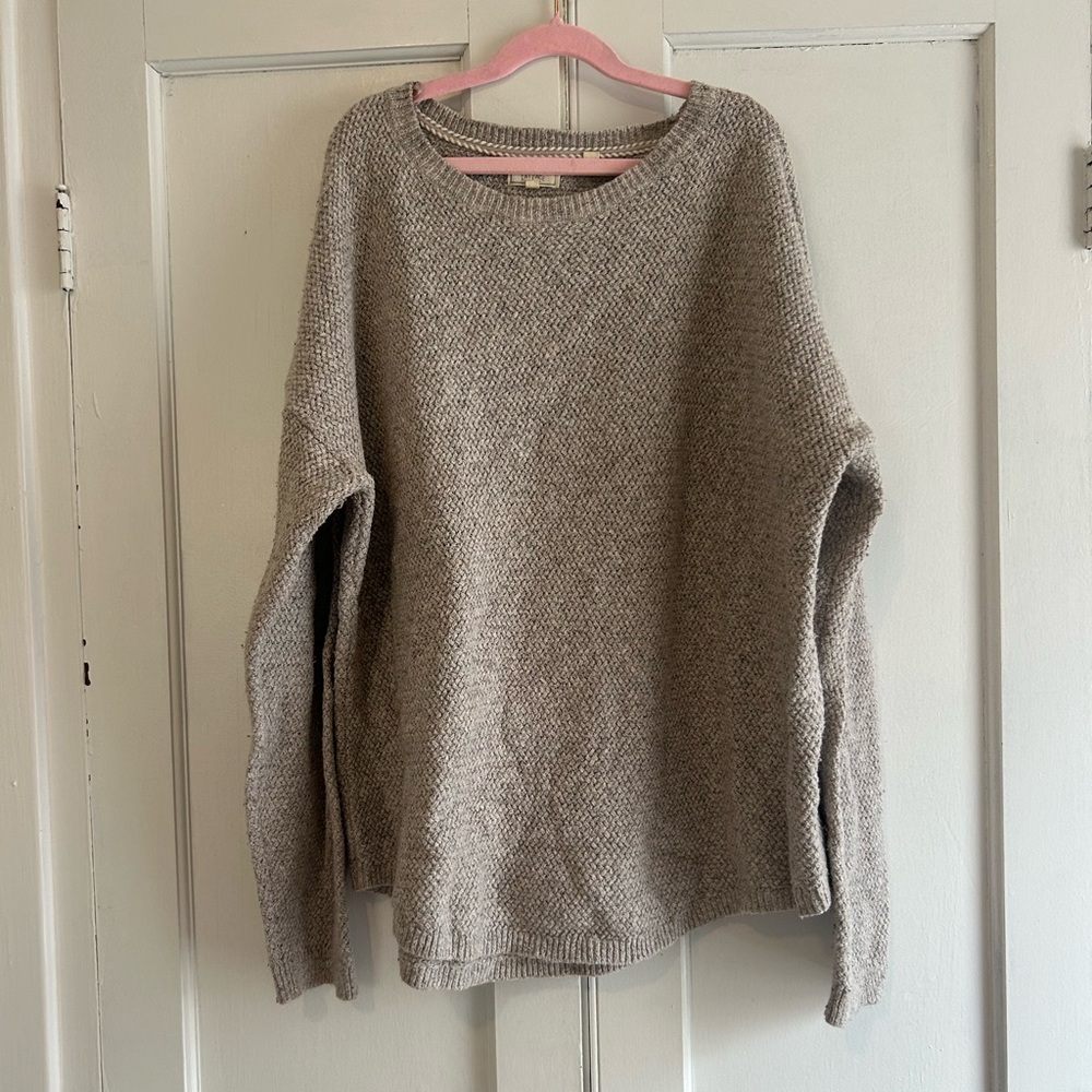 Cozy mushroom Knit Sweater
